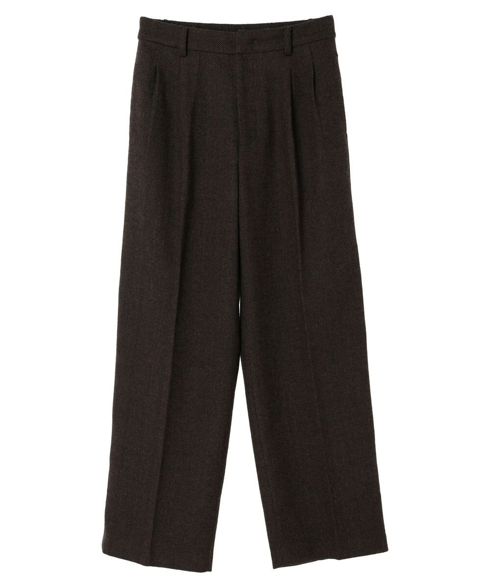 AMERICAN HOLIC ツイードタックワイドパンツ 
