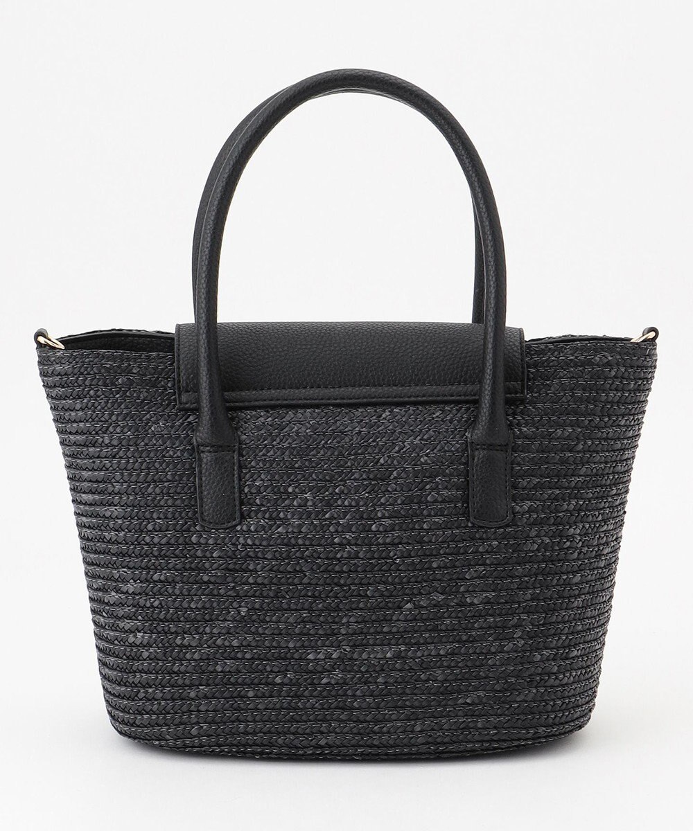 LA BAGAGERIE フラップ2WAYかごトートバッグ 