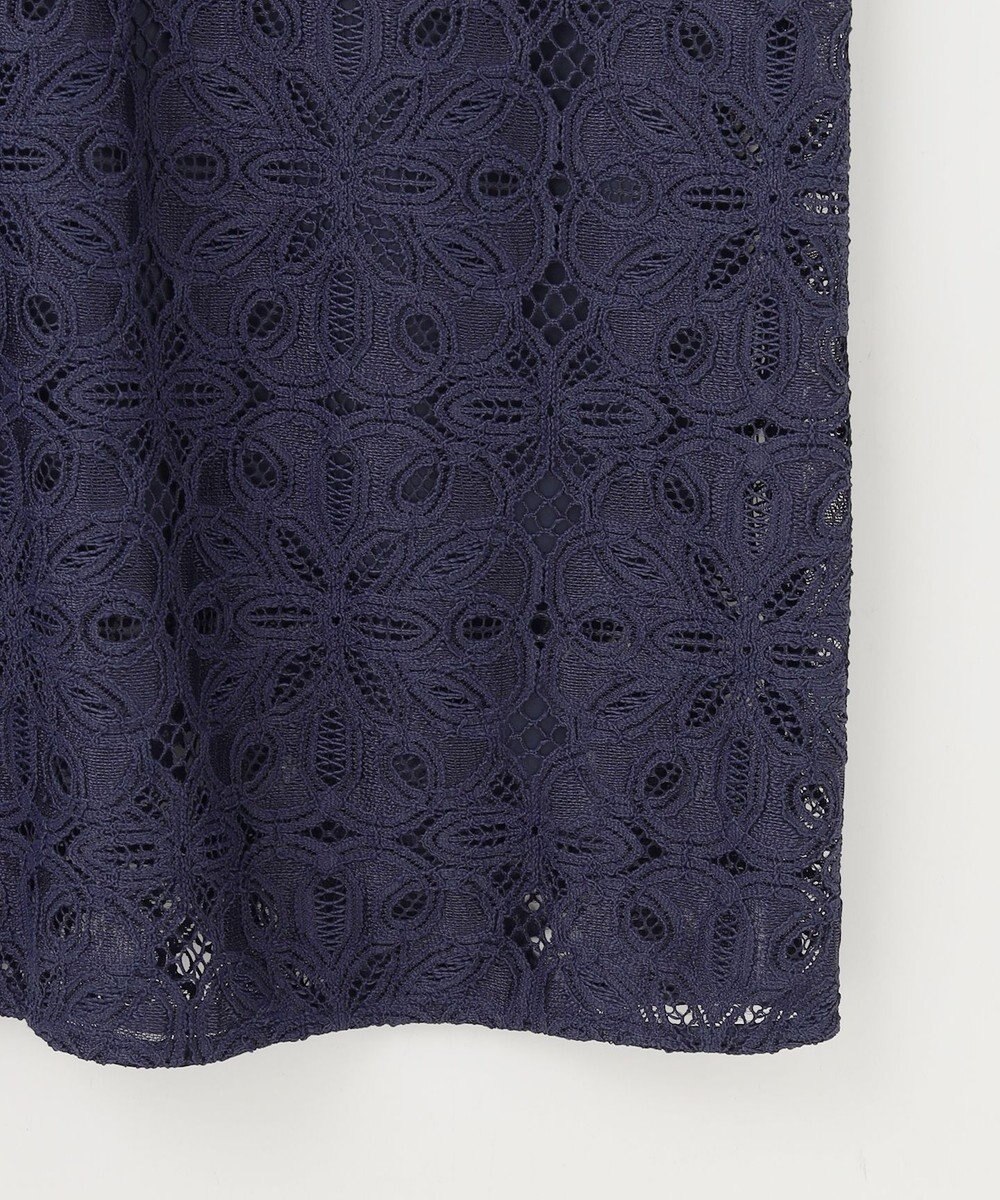 自由区 S 【洗える】フラワータイルレース ワンピース 