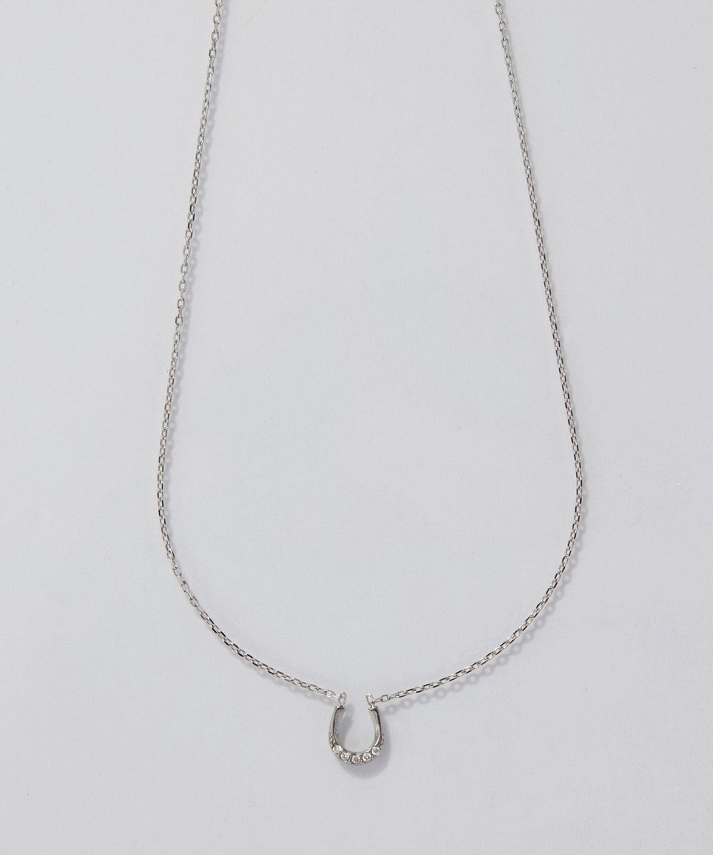 Phoebe 【金属アレルギー対応】リッチラインホースシューネックレス　シルバー/ステンレス/馬蹄/バテイ 
