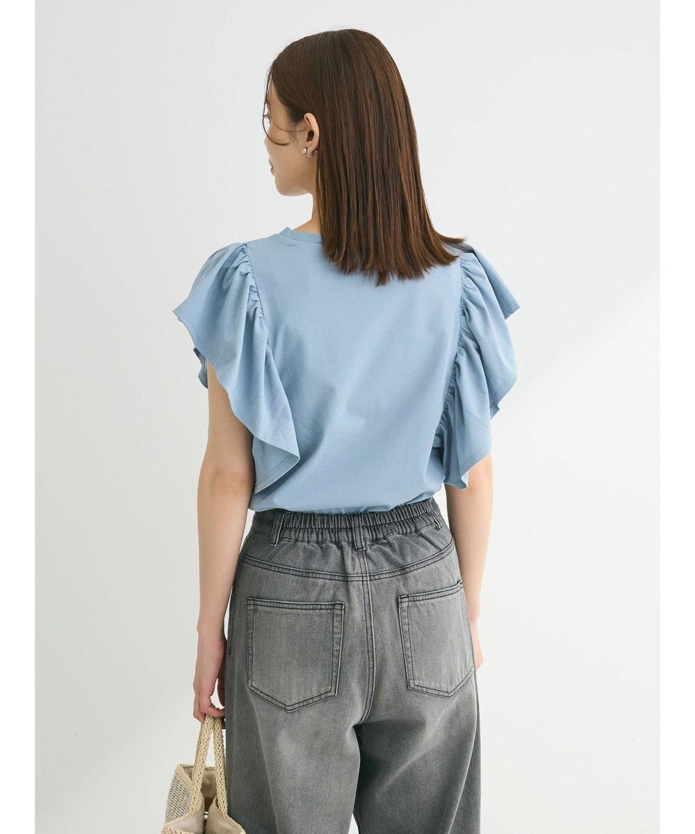 Green Parks ・ＳＵＧＡＲ　ＳＰＯＯＮ＜ＣＯＯＬ＞ラッフルスリーブＴＥＥ 