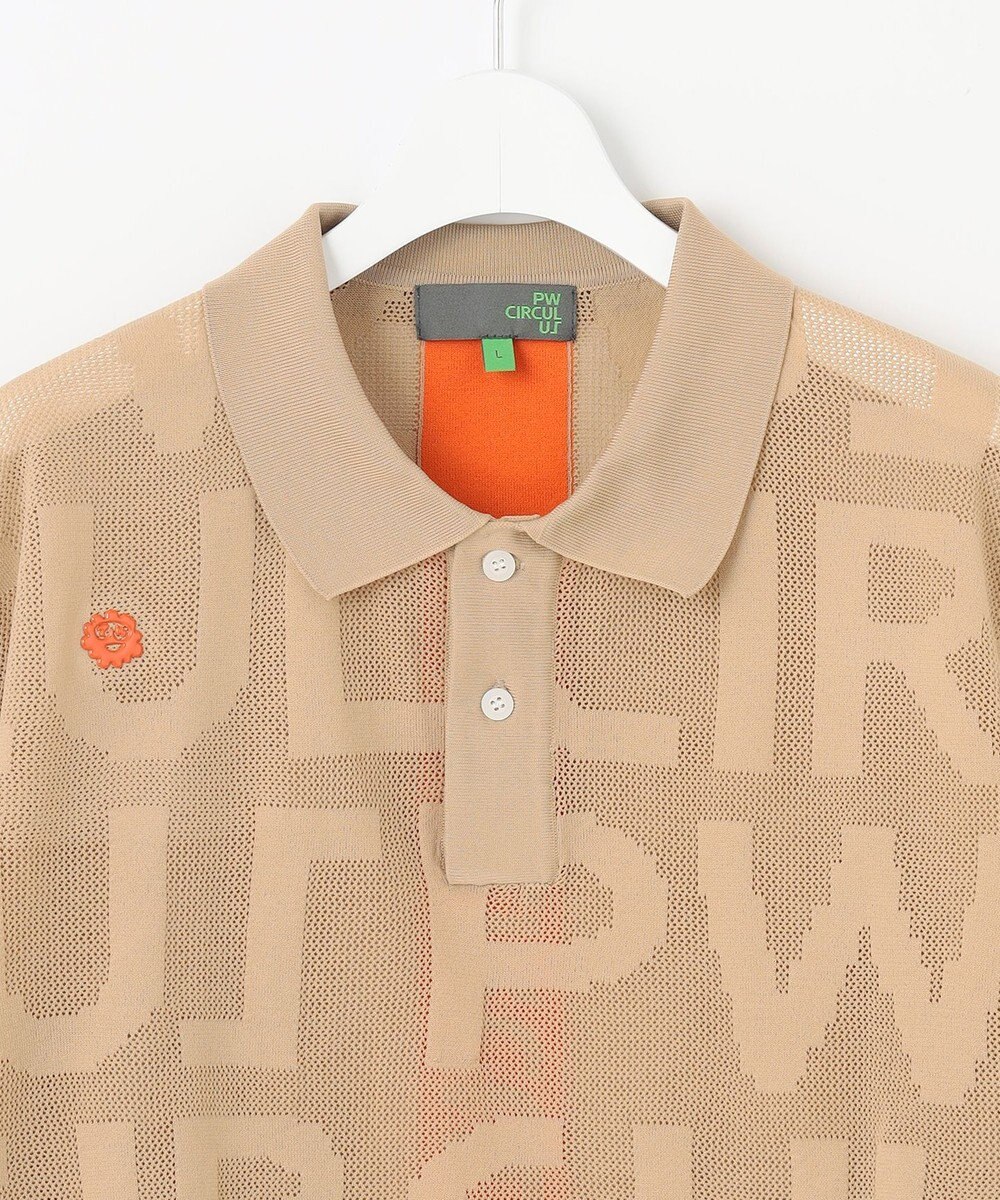 PW CIRCULUS 【手洗い可能】【UNISEX】ニットメッシュポロ ゴルフ 