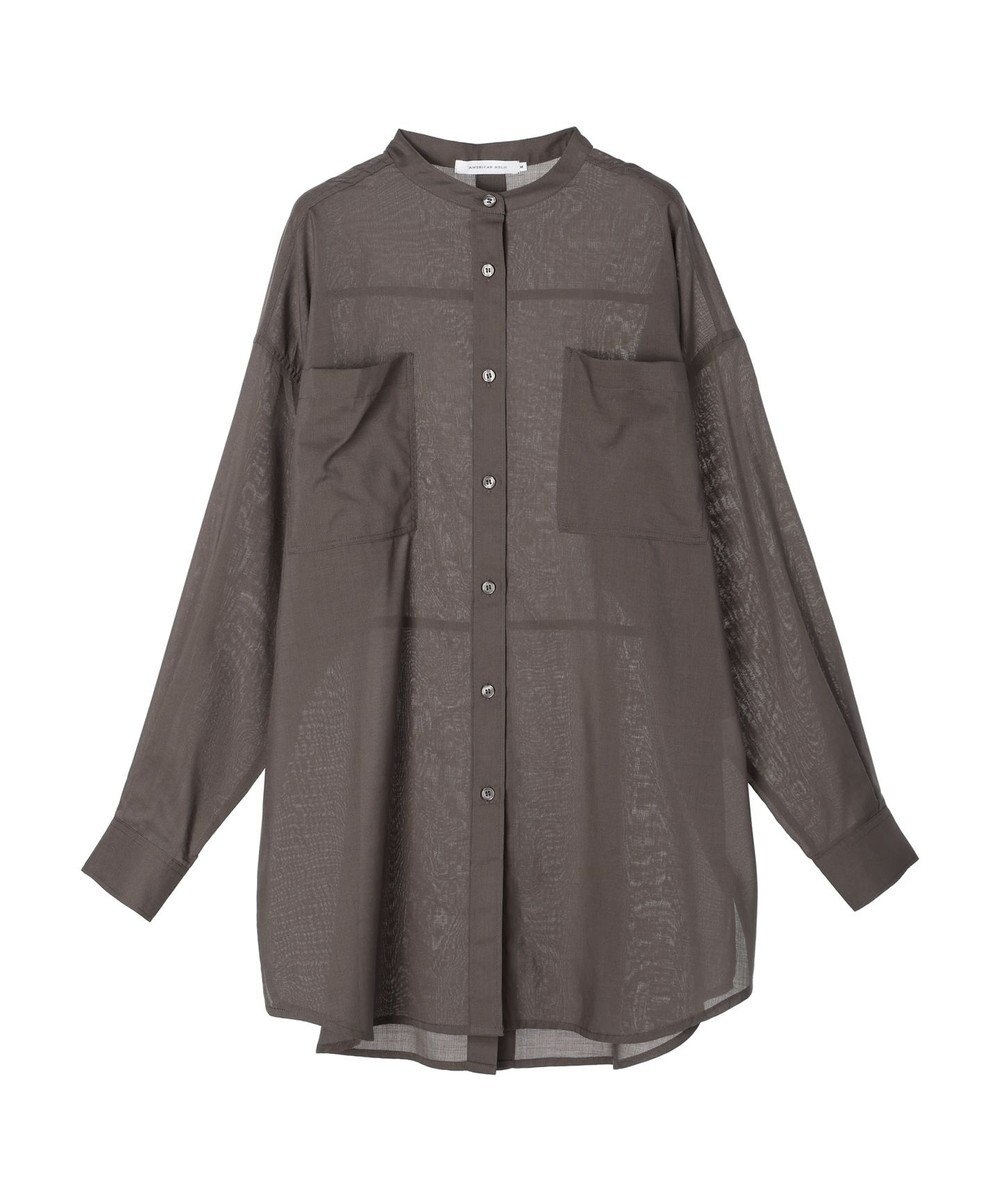 AMERICAN HOLIC イージーケア＋接触冷感　Ｗポケットシャツチュニック 