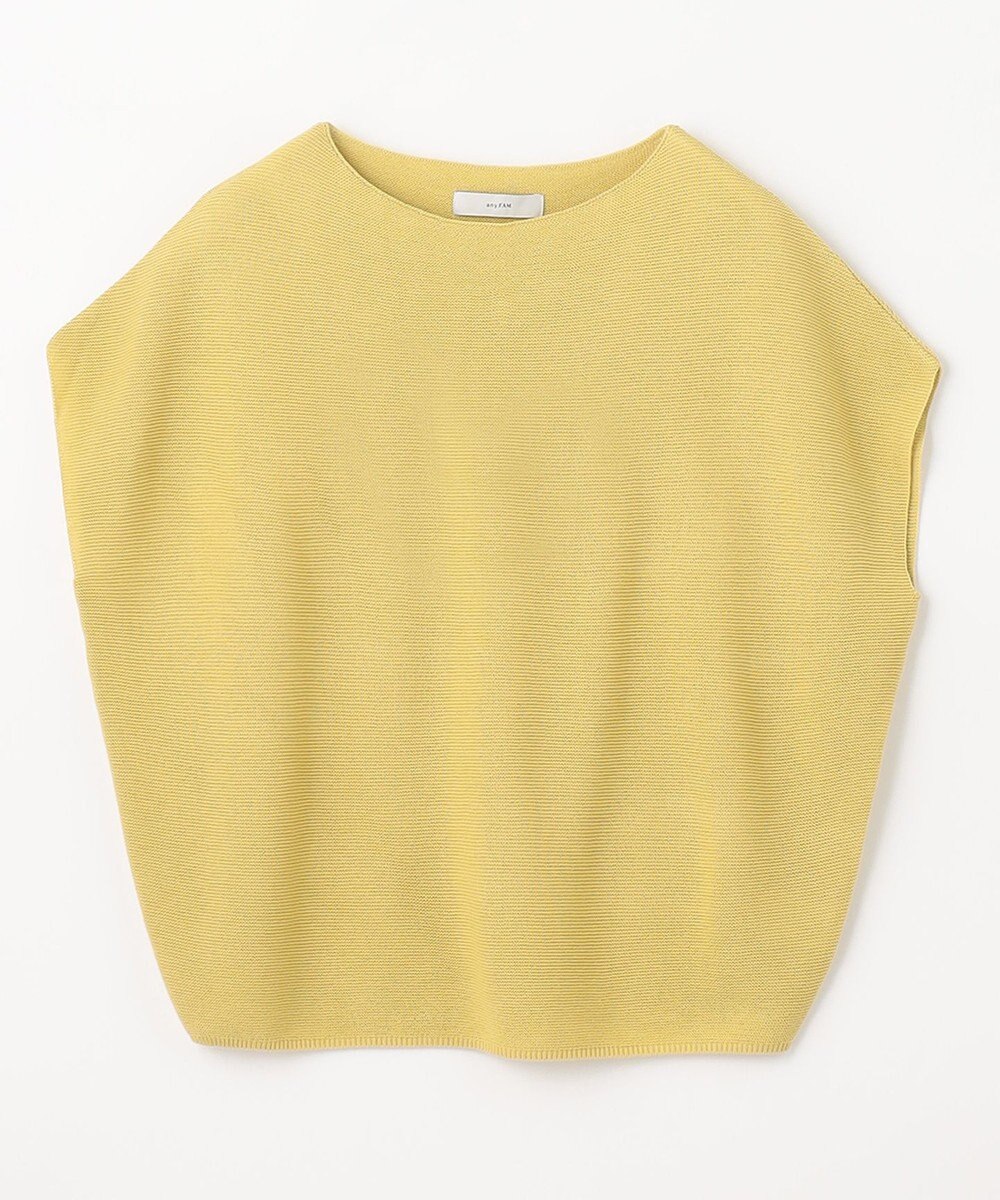 ANY L 【洗濯機可能/アンチピリング/UVケア】アクリルガーターコクーンニット 