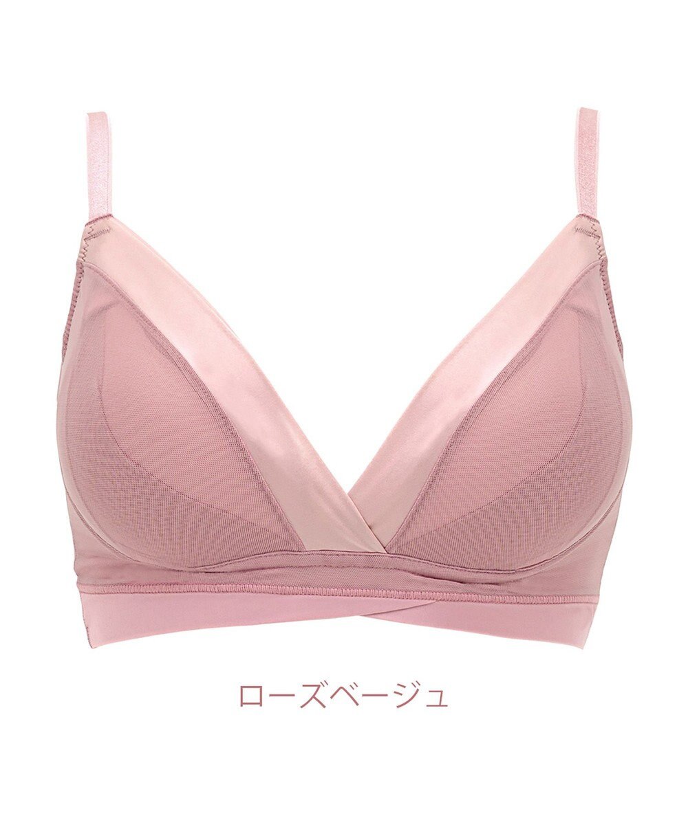 BRADELIS New York 【BRADELIS Me / ノンワイヤーブラ】ハグミーブラレット ソフト補整 楽にナチュラルな谷間を作る補正ブラジャー ME118307 