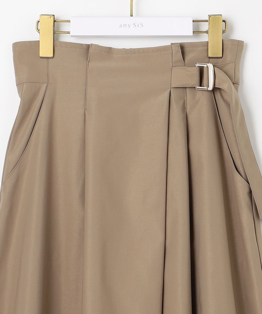 ANY SIS L ウエストタック スカート 