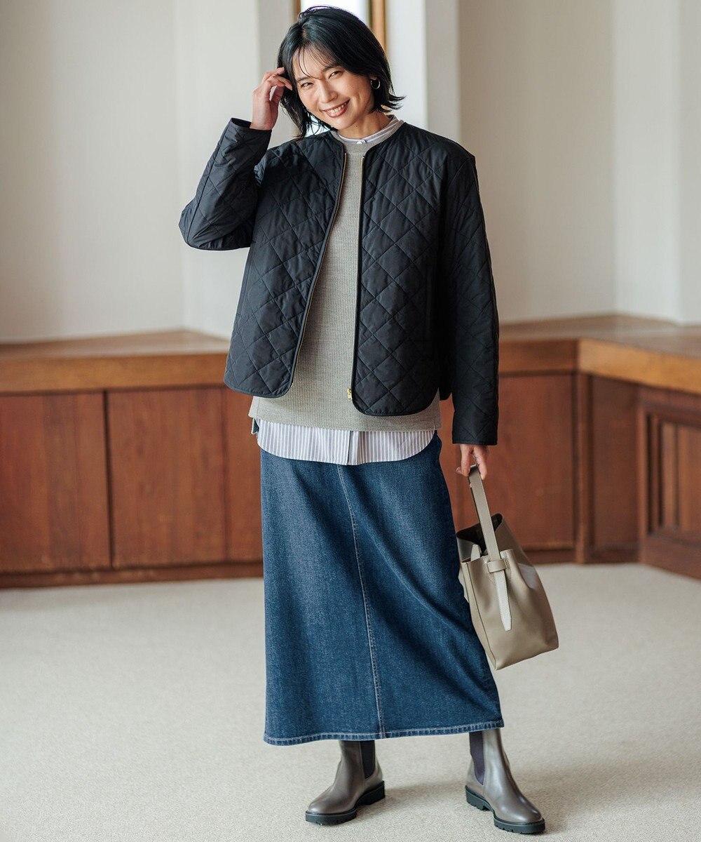 23区 S 【洗える】CANCLINI バンドカラー シャツ 