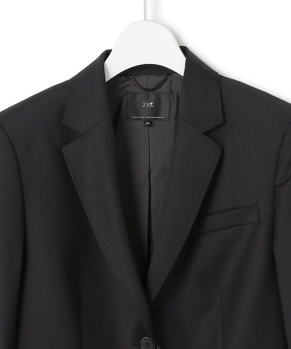 23区 【セットアップ対応】ファインネスウール 二つ釦 ジャケット 