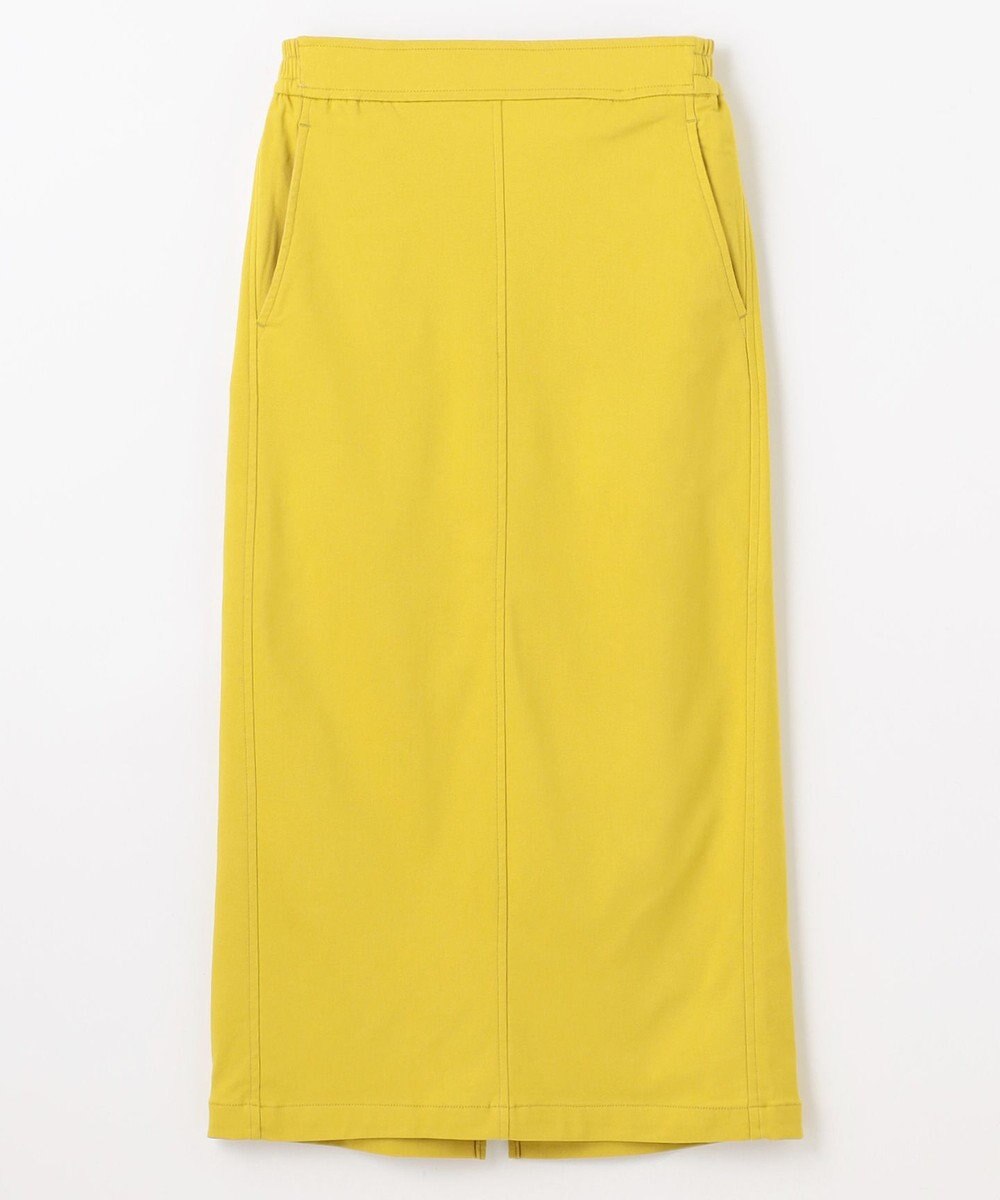 ANY L 【手洗い可/ウエストゴム】裏起毛ハイストレッチタイトスカート 