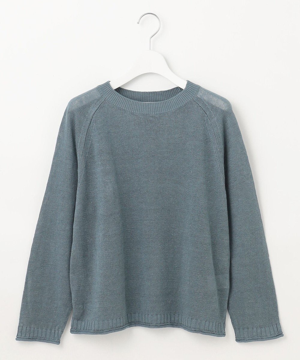 J.PRESS LADIES 【洗える・吸水速乾】MERCERIZED CORD LINEN ニット 