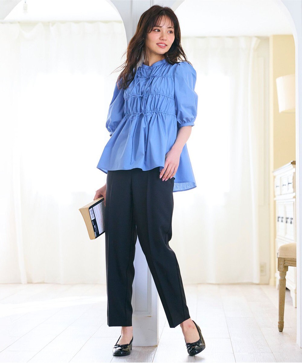 Feroux 美シルエットカラーテーパード パンツ 