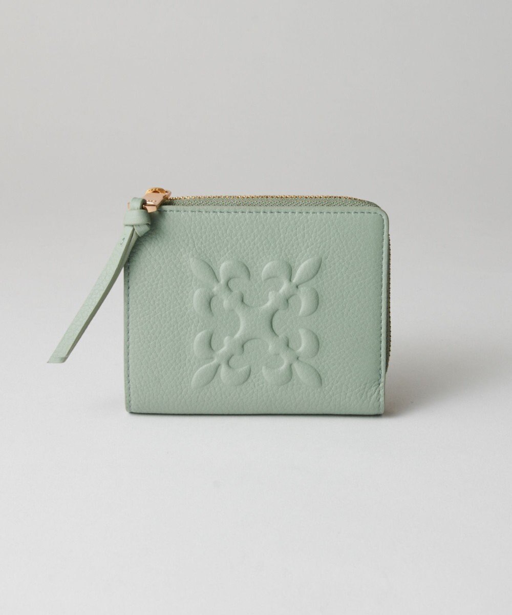 russet エンボスモノグラムハーフウォレット(SO-437) 