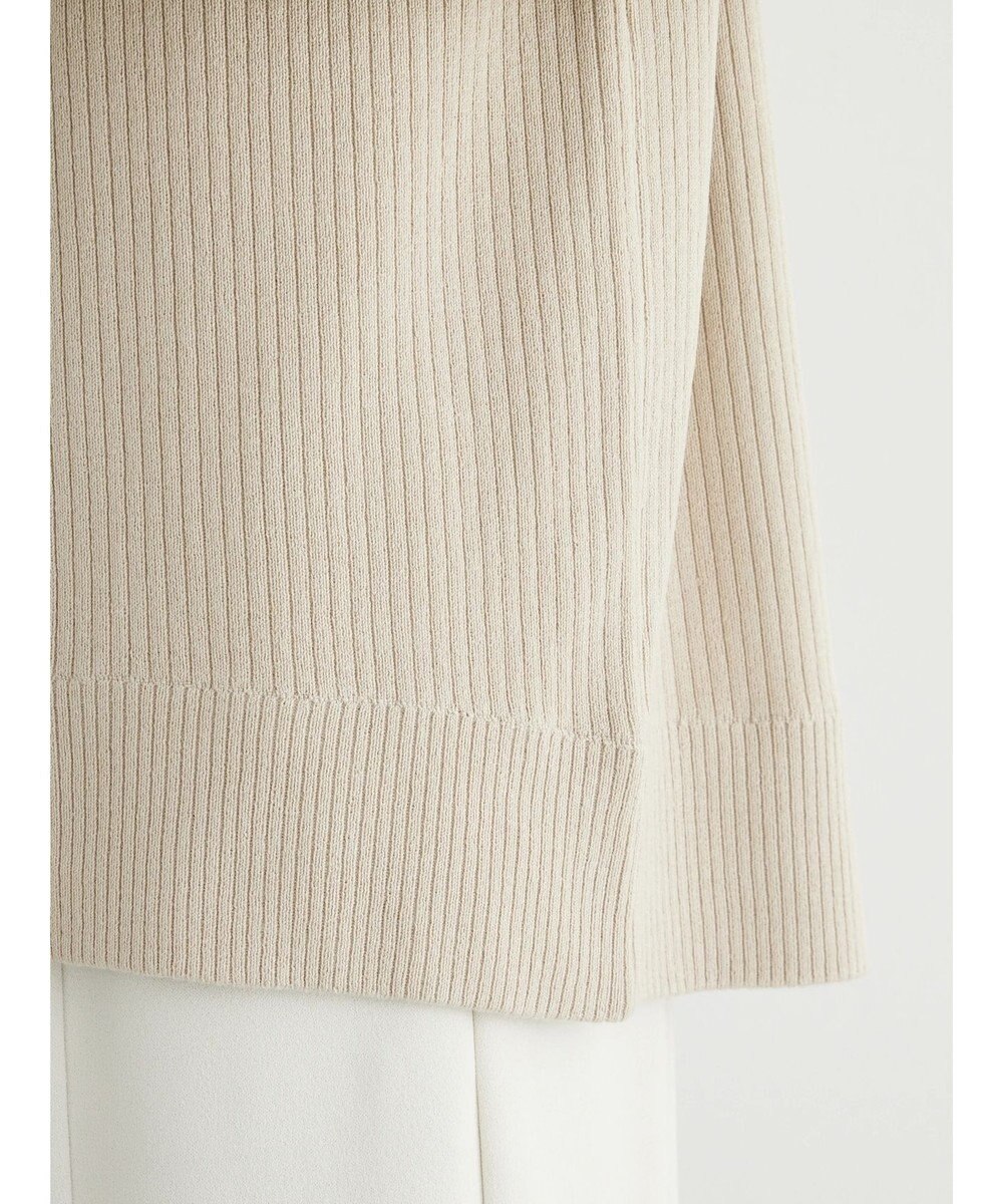 Green Parks ＺＩＰ付きリブニットベスト 