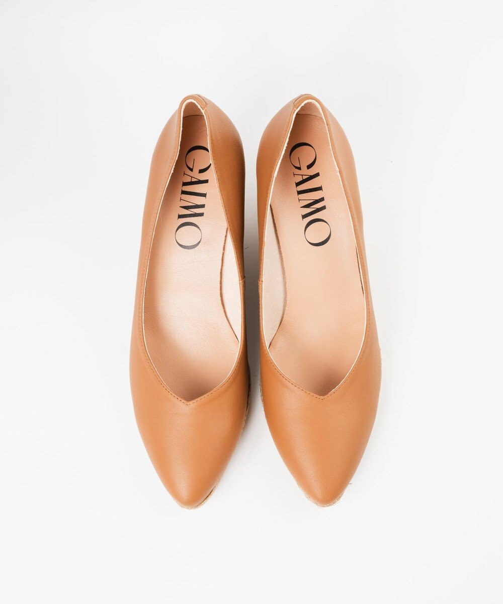 gaimo 【GAIMO/ガイモ】Vカットエスパドリーユパンプス 