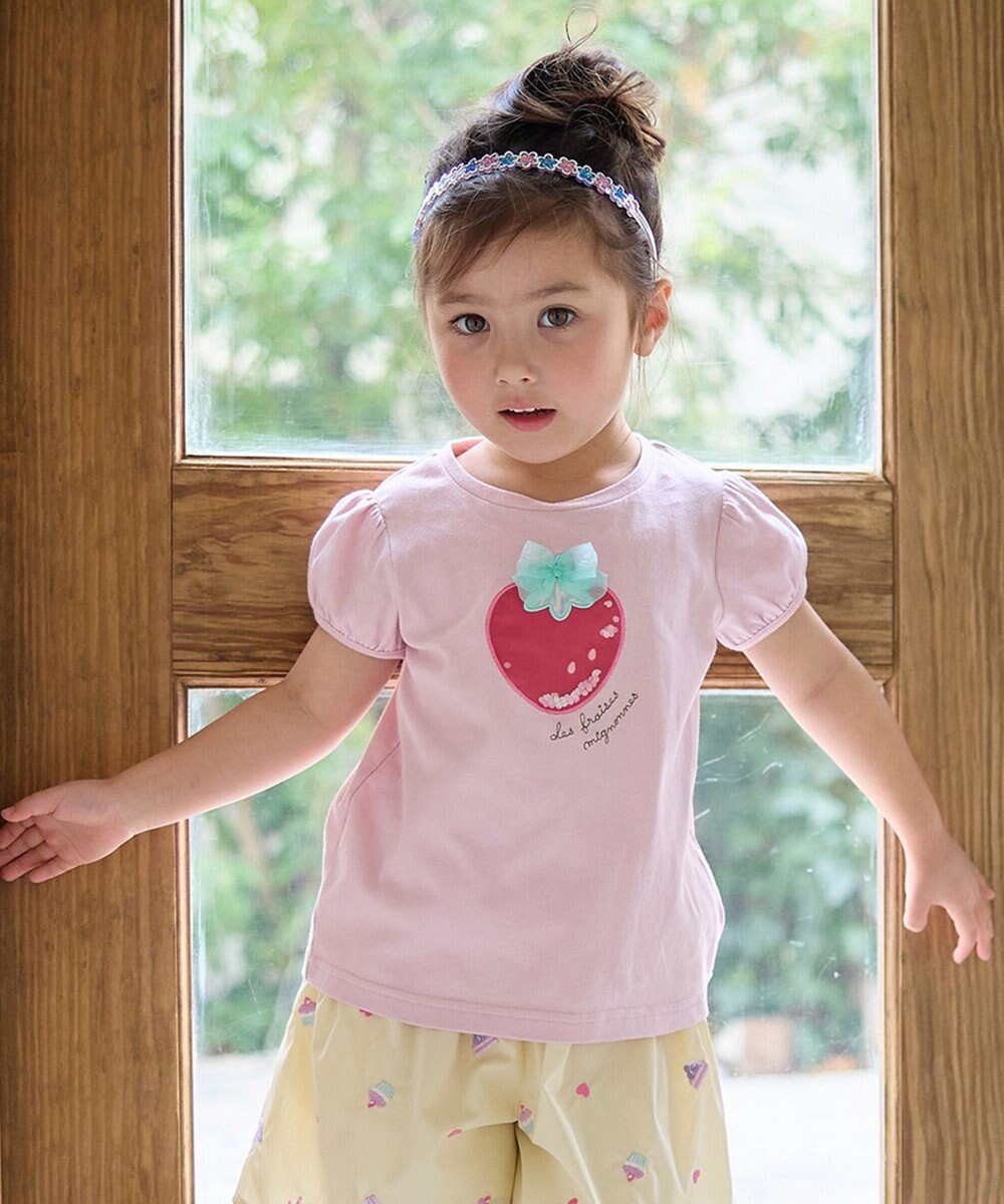 ANY KIDS しゃらしゃらモチーフ Tシャツ 