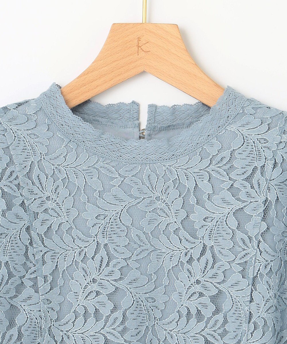 組曲 L 【23SS】ラッセルフラワーレースブラウス 
