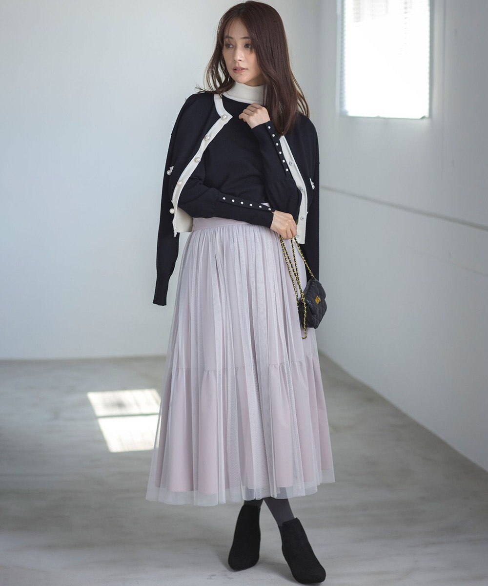 組曲 【WEB限定色あり】ELENA タートルネック ニット 