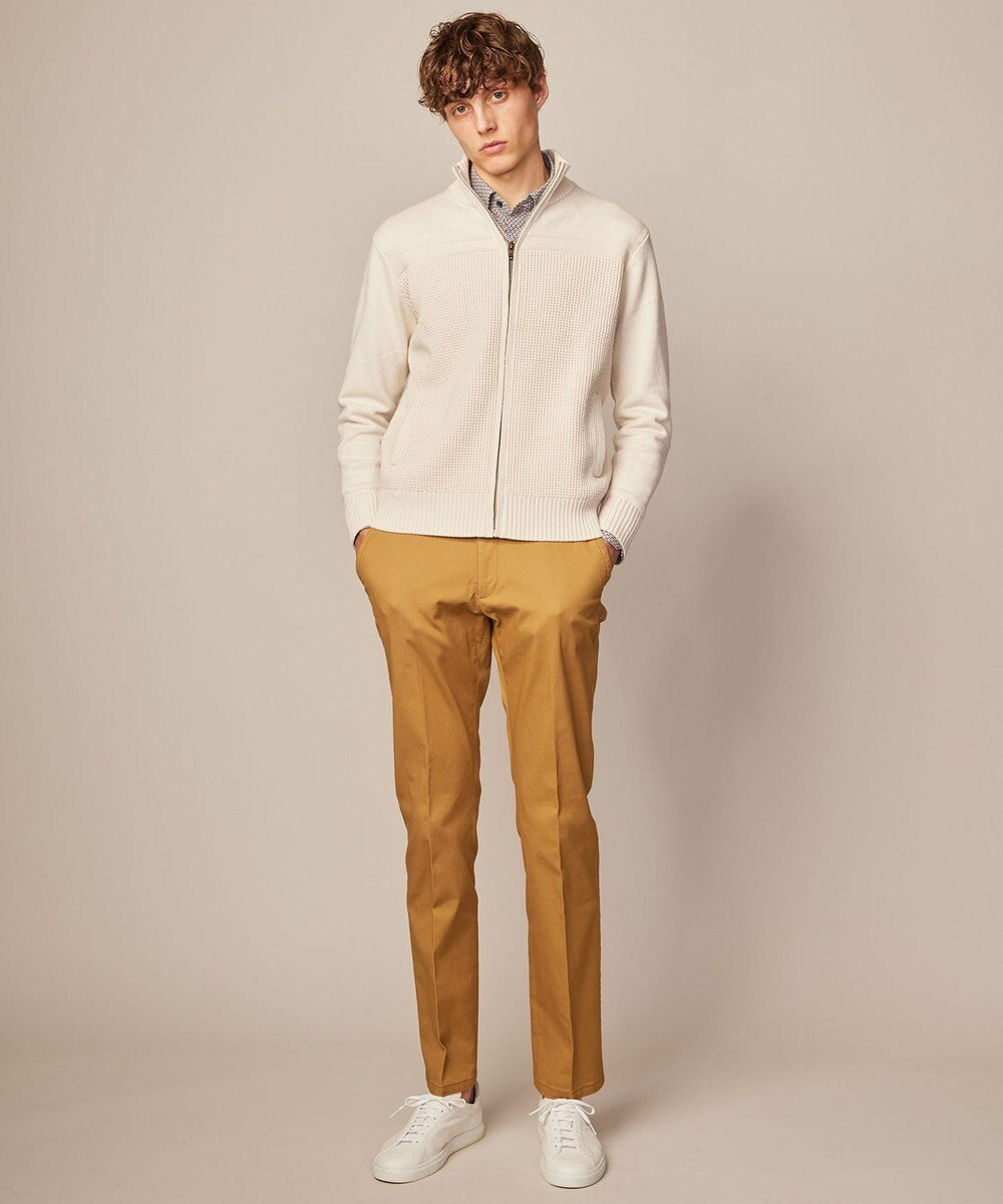 JOSEPH ABBOUD 【ウエストも伸びる！】オーガニックストレッチ パンツ 