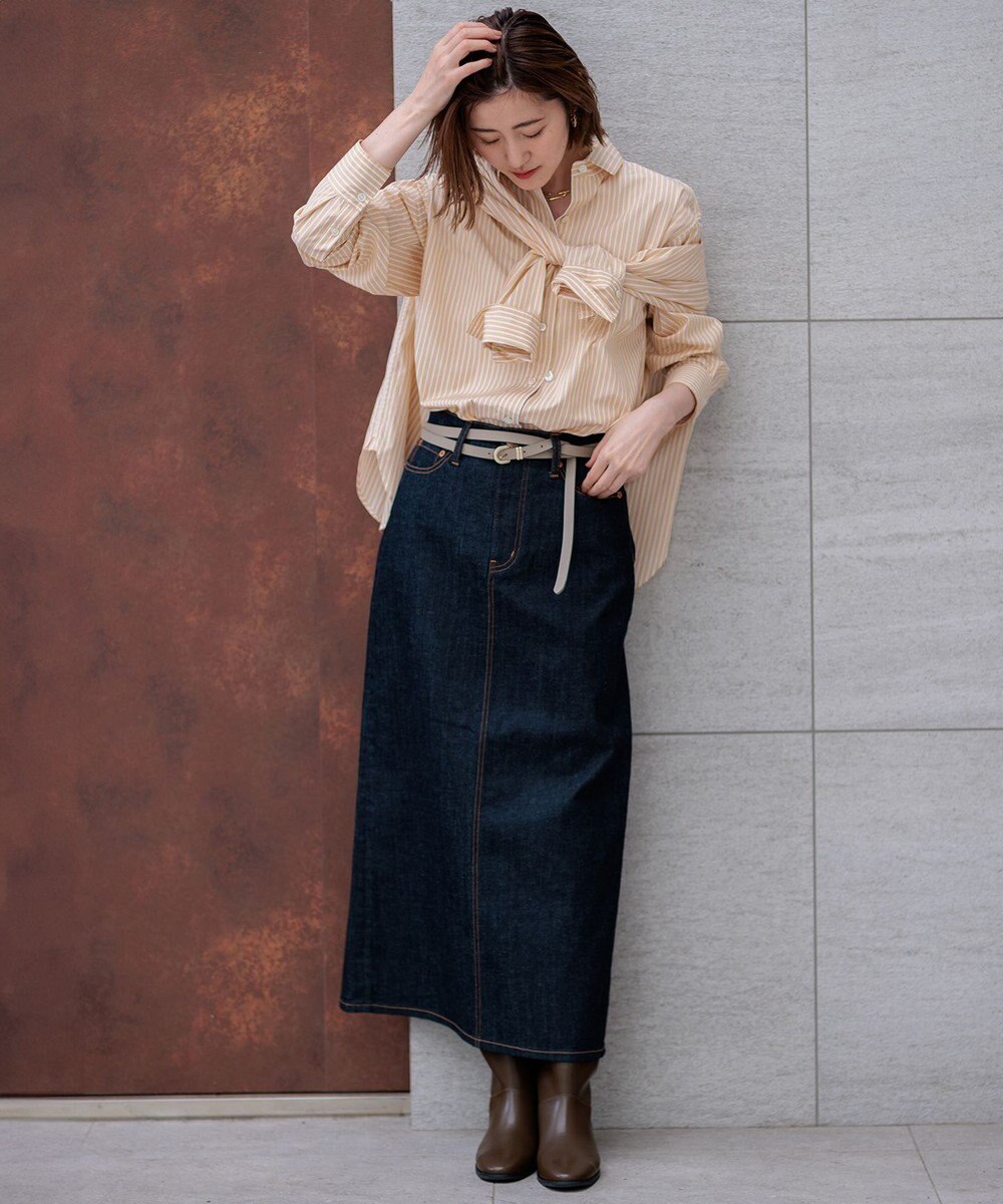 23区 【CLASSY.2月号掲載/洗える】CANCLINI ベーシック シャツ 