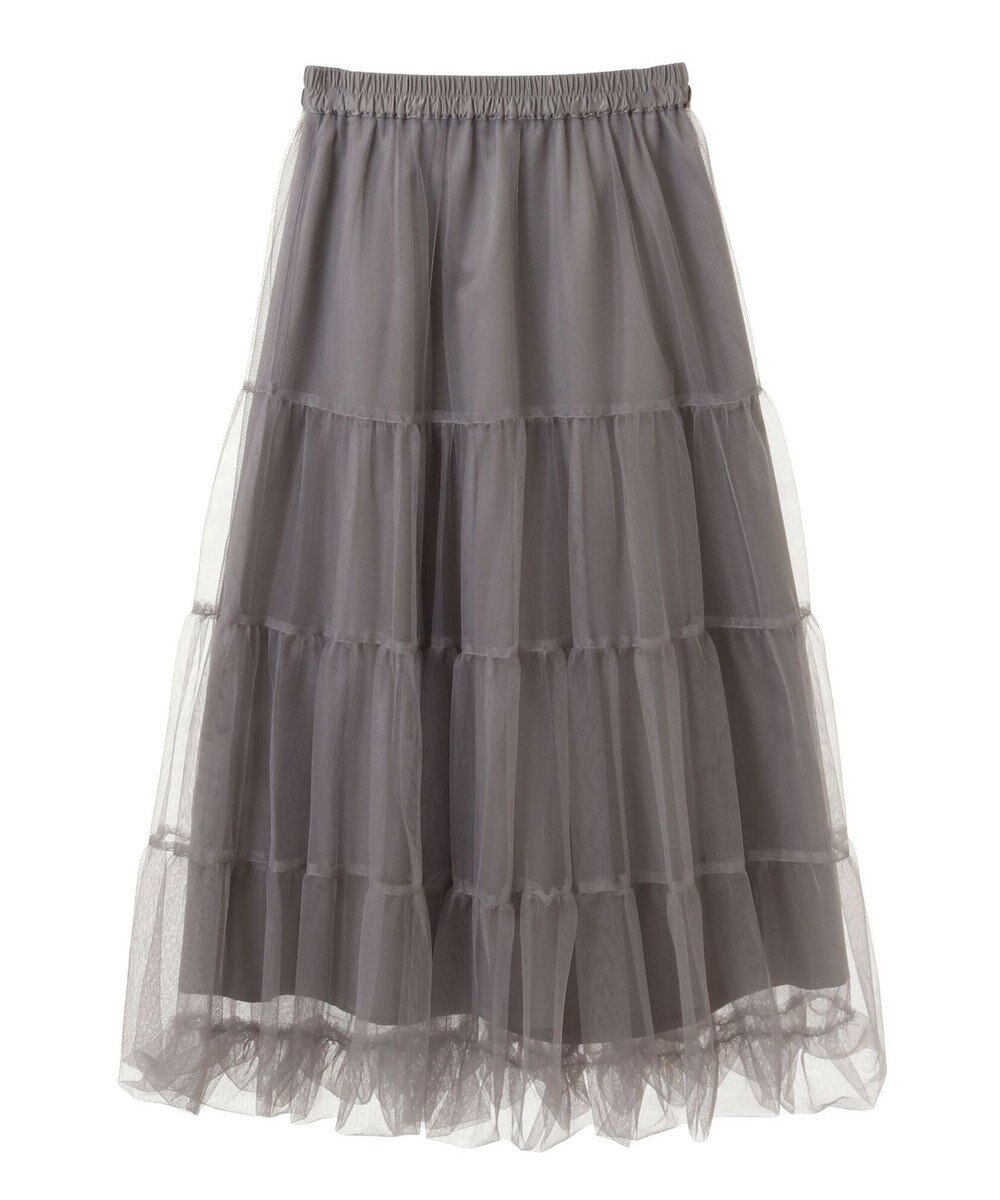earth music&ecology チュールバルーンスカート 