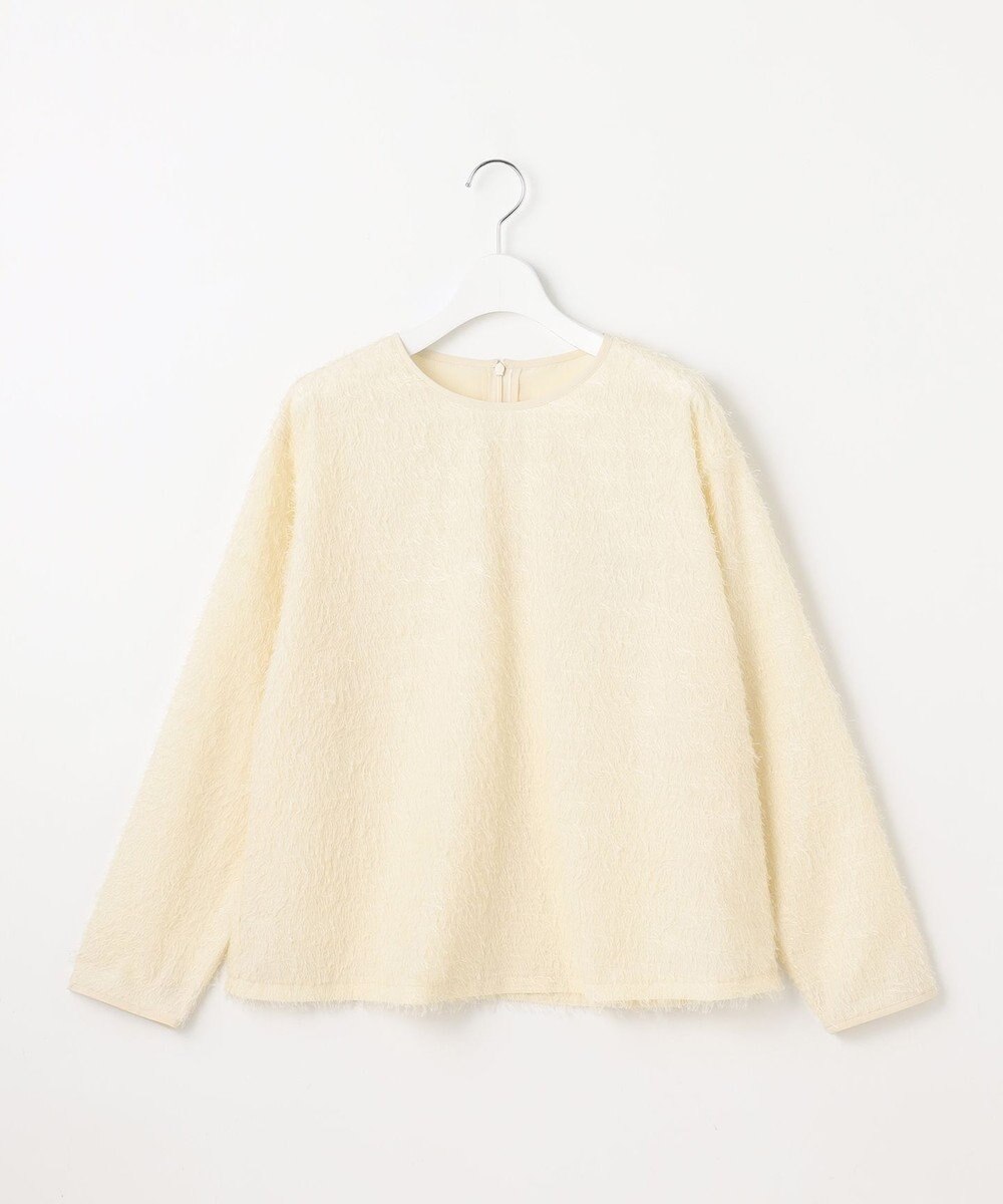 自由区 L 【カタログ掲載】ループカットジャカードプルオーバー ブラウス 