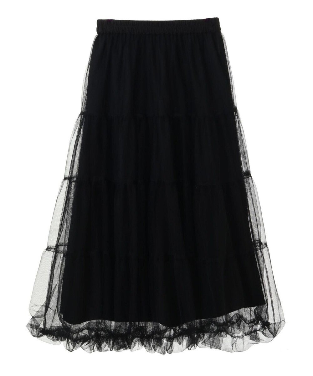 earth music&ecology チュールバルーンスカート 