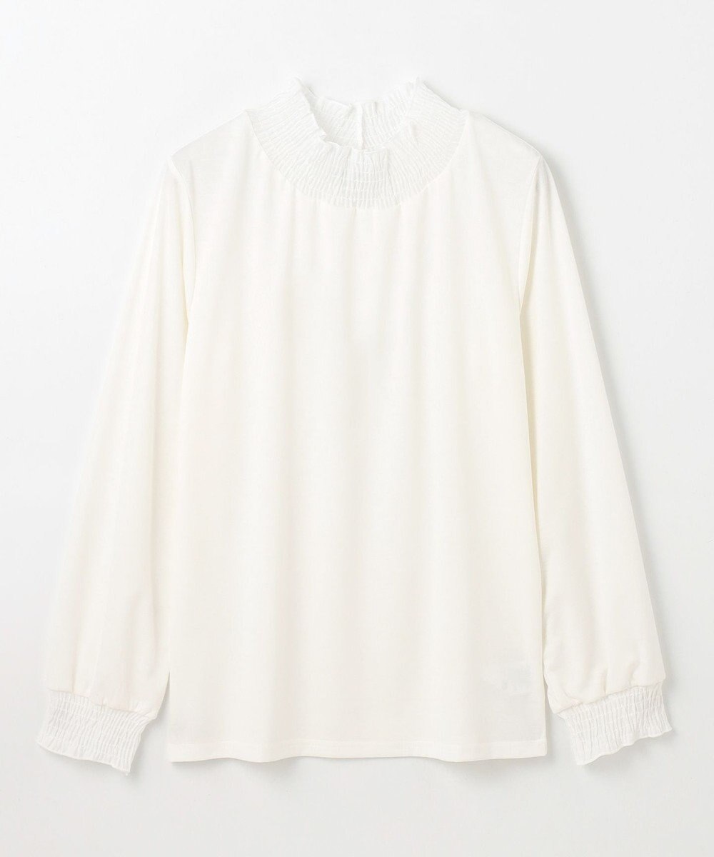 ANY 【洗濯機可】シャーリングデザインプルオーバー 