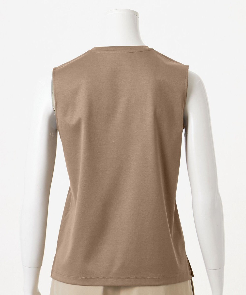 23区 【エステータ】スーピマコットン プレミアムジャージー ノースリーブTシャツ 