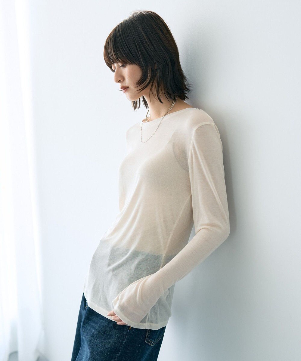 YECCA VECCA クルーネックシアーインナー 