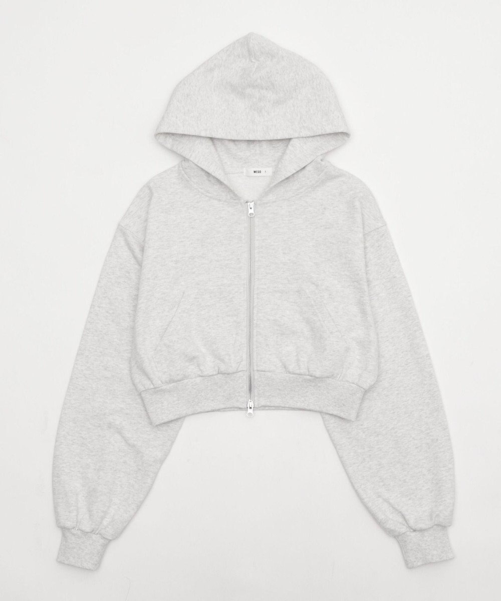 WEGO ショートZIPパーカー 
