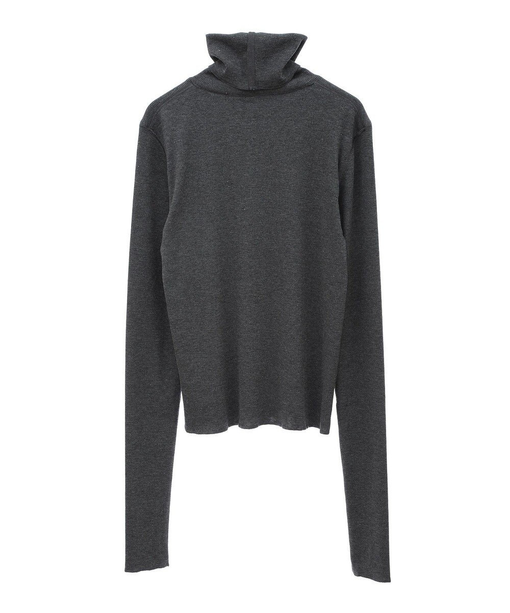 earth music&ecology リブタートルネックプルオーバー 