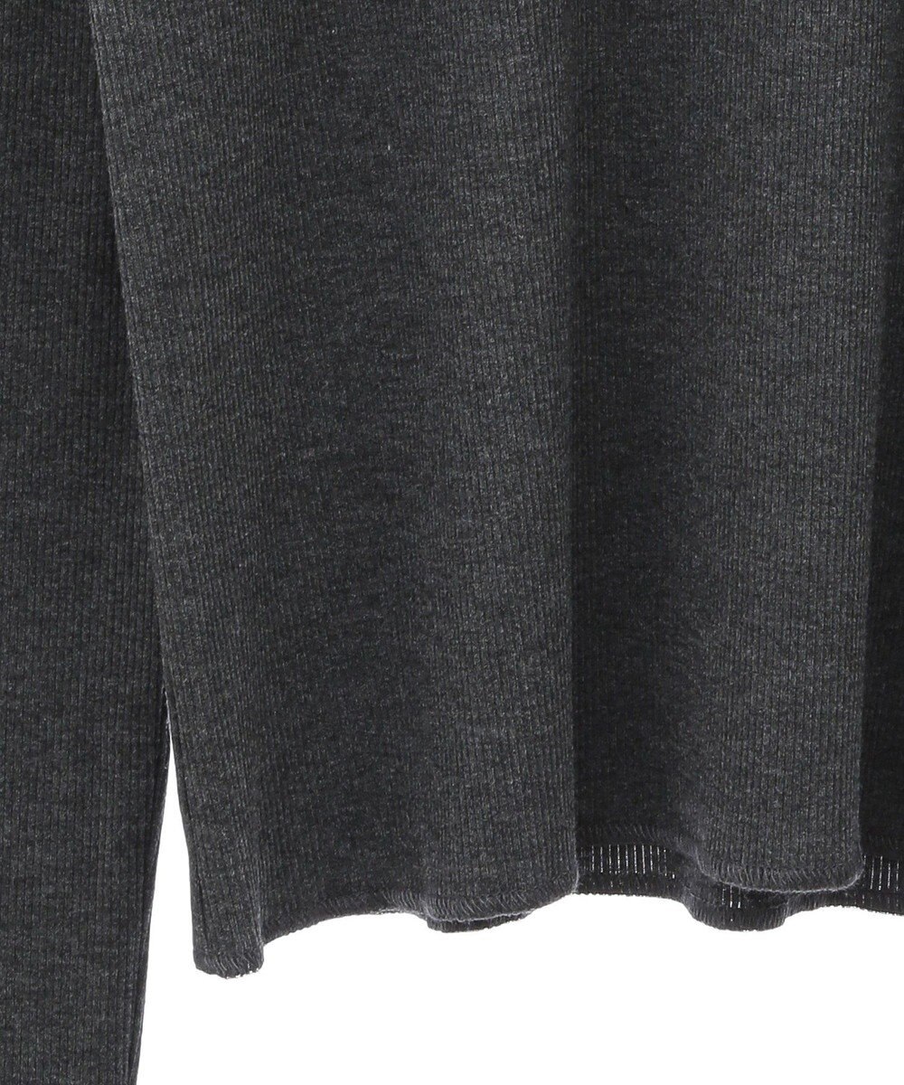 earth music&ecology リブタートルネックプルオーバー 