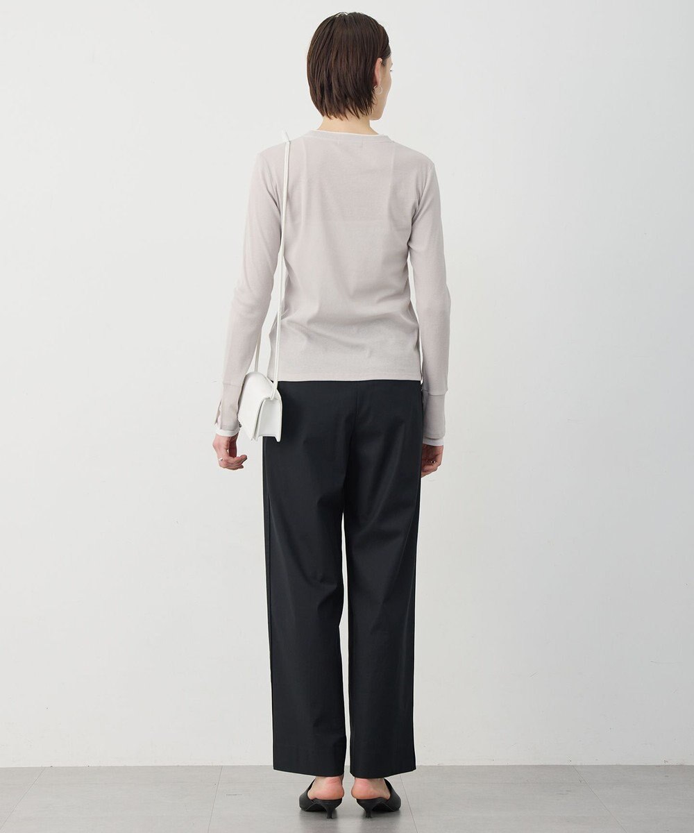 ICB L セミシアーテレコ レイヤード風カットソー 