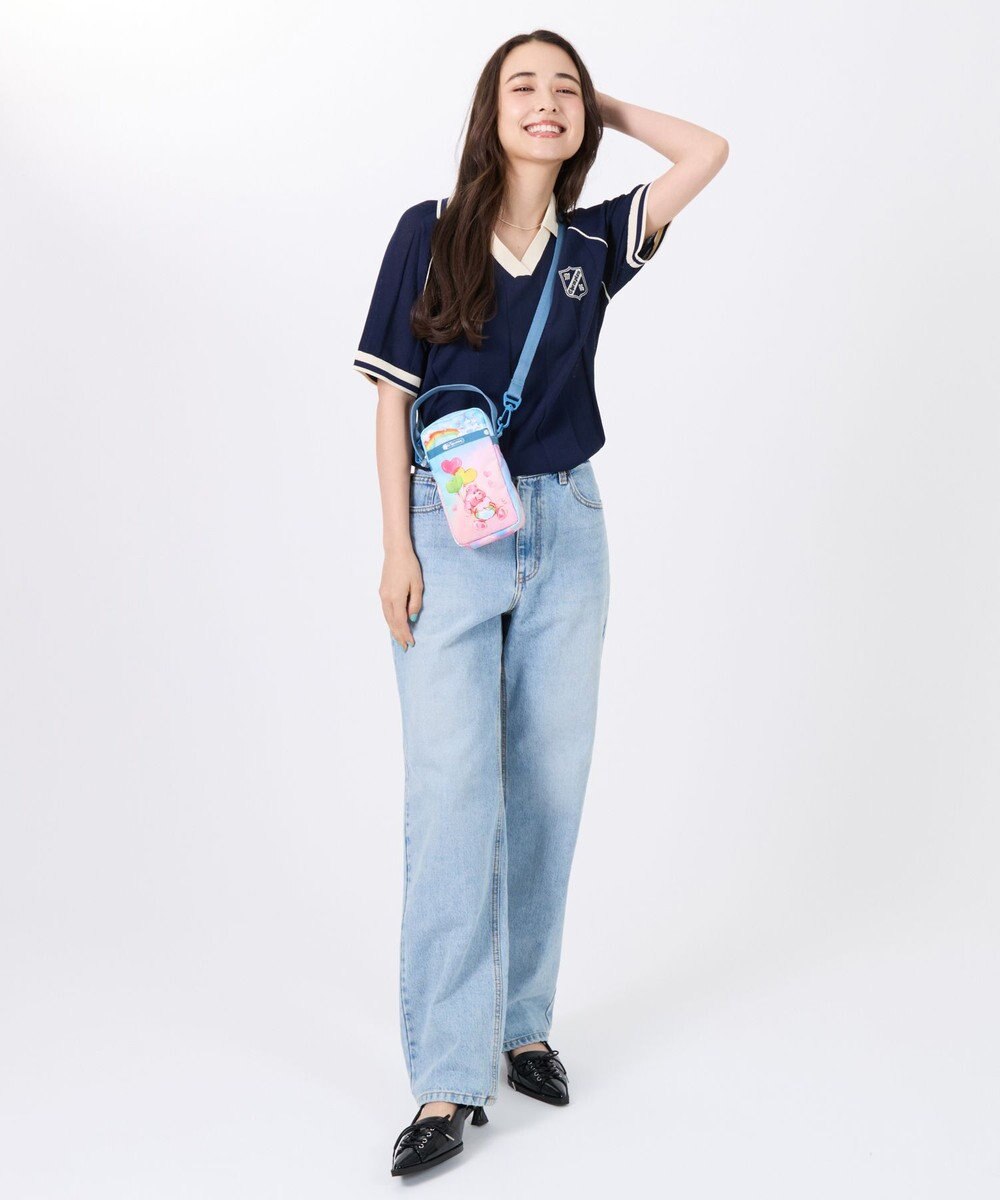 LeSportsac MINI PHONE CROSSBODY/ケアベアレインボー 
