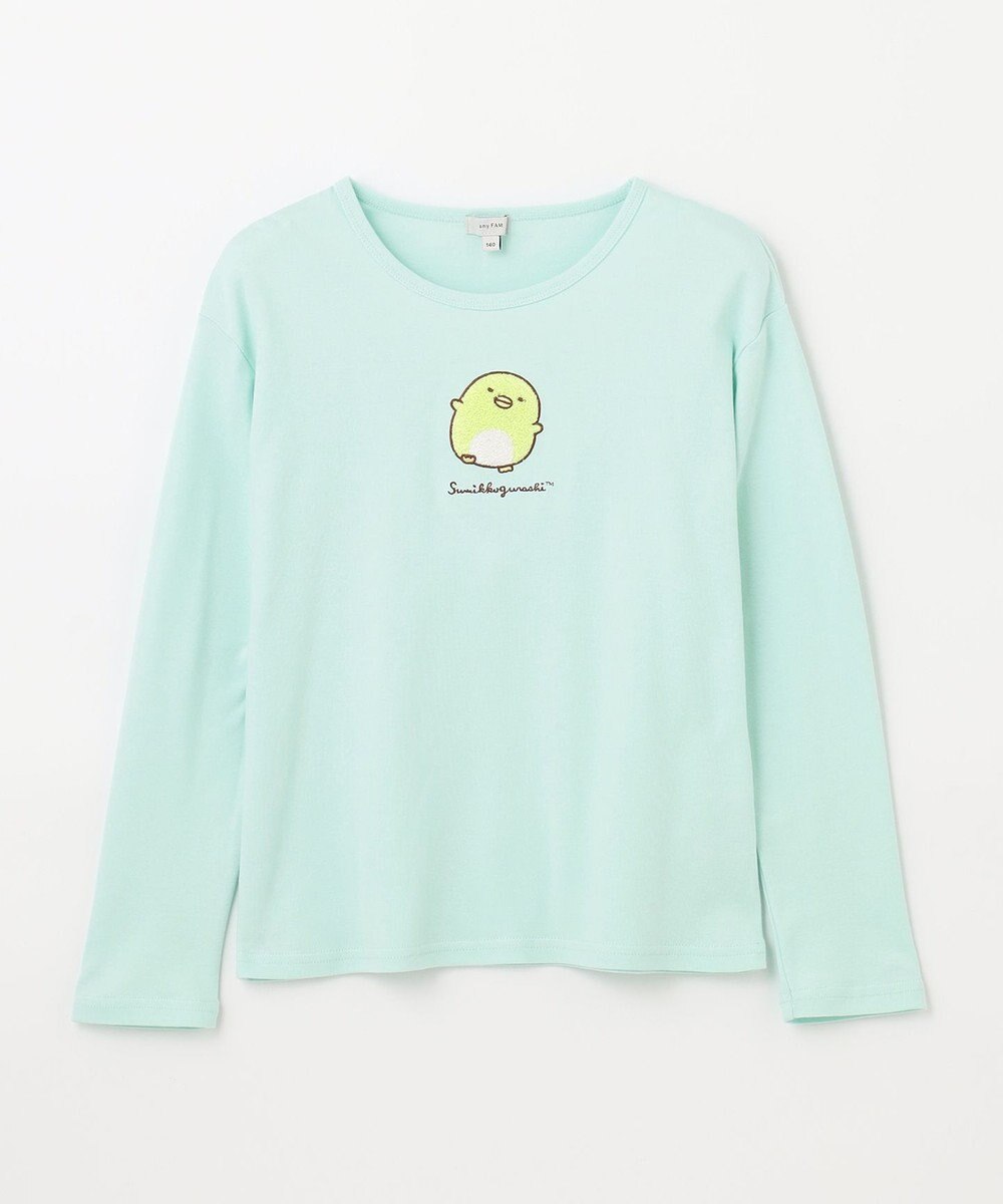 ANY KIDS 【すみっコぐらし】サガラ刺繍 長袖 Tシャツ 