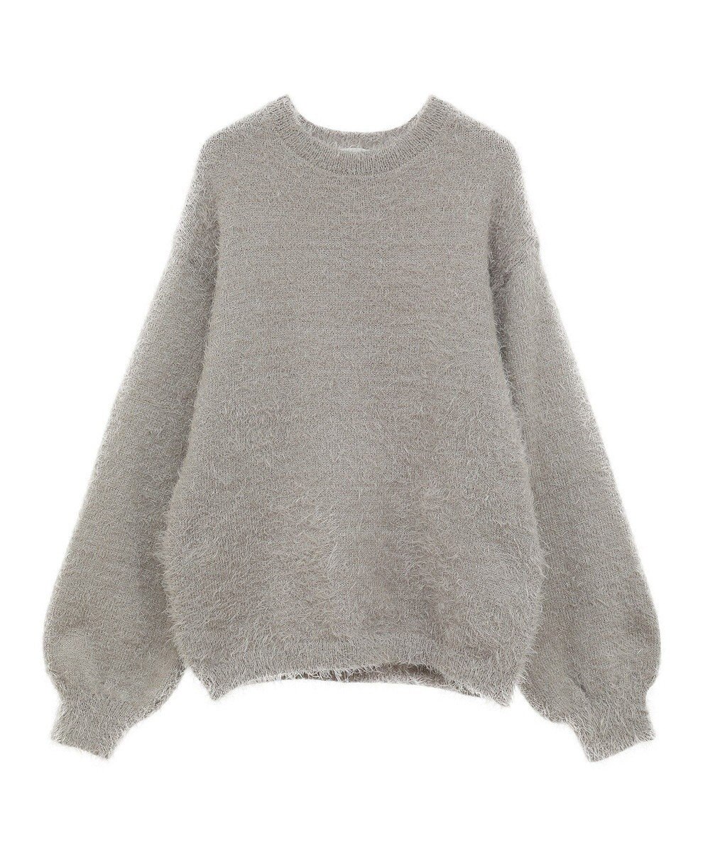 CRAFT STANDARD BOUTIQUE 洗える/ビスチェ付きシャギーニットプルオーバー 