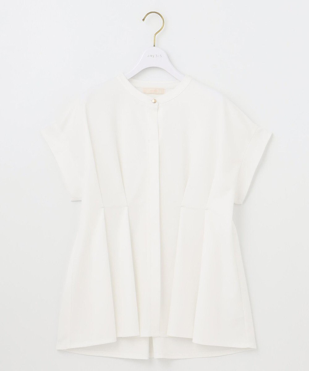 ANY SIS 【洗える】カナパジャージー ブラウス 