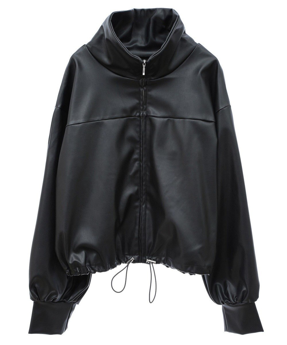 Green Parks フェイクレザードロストブルゾン 