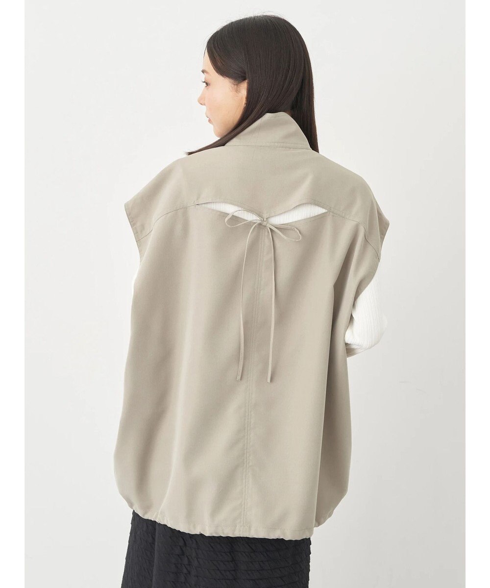 earth music&ecology ミリタリースタンドカラーベスト 