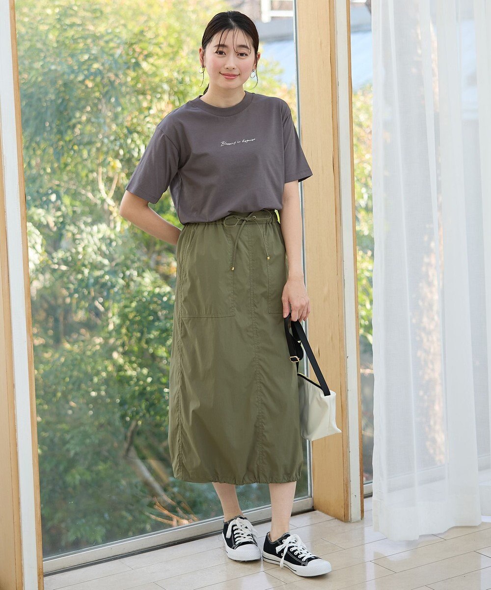 ANY L オーガビッツ刺繍ロゴＴシャツ 