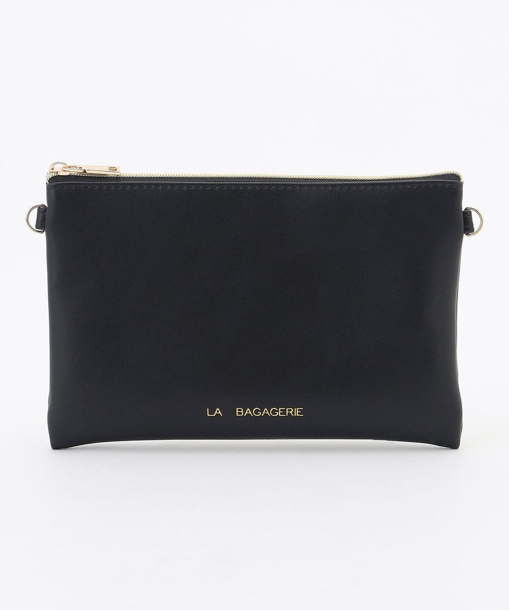 LA BAGAGERIE LA BAGAGERIE×chiyo ポーチ付きフリルエコバッグ 