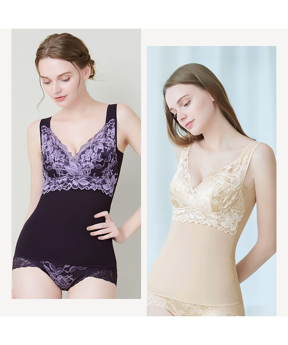 BRADELIS New York 【BRADELIS NewYork peace】ハートフルカップカシュクールブラキャミソール23 新作 