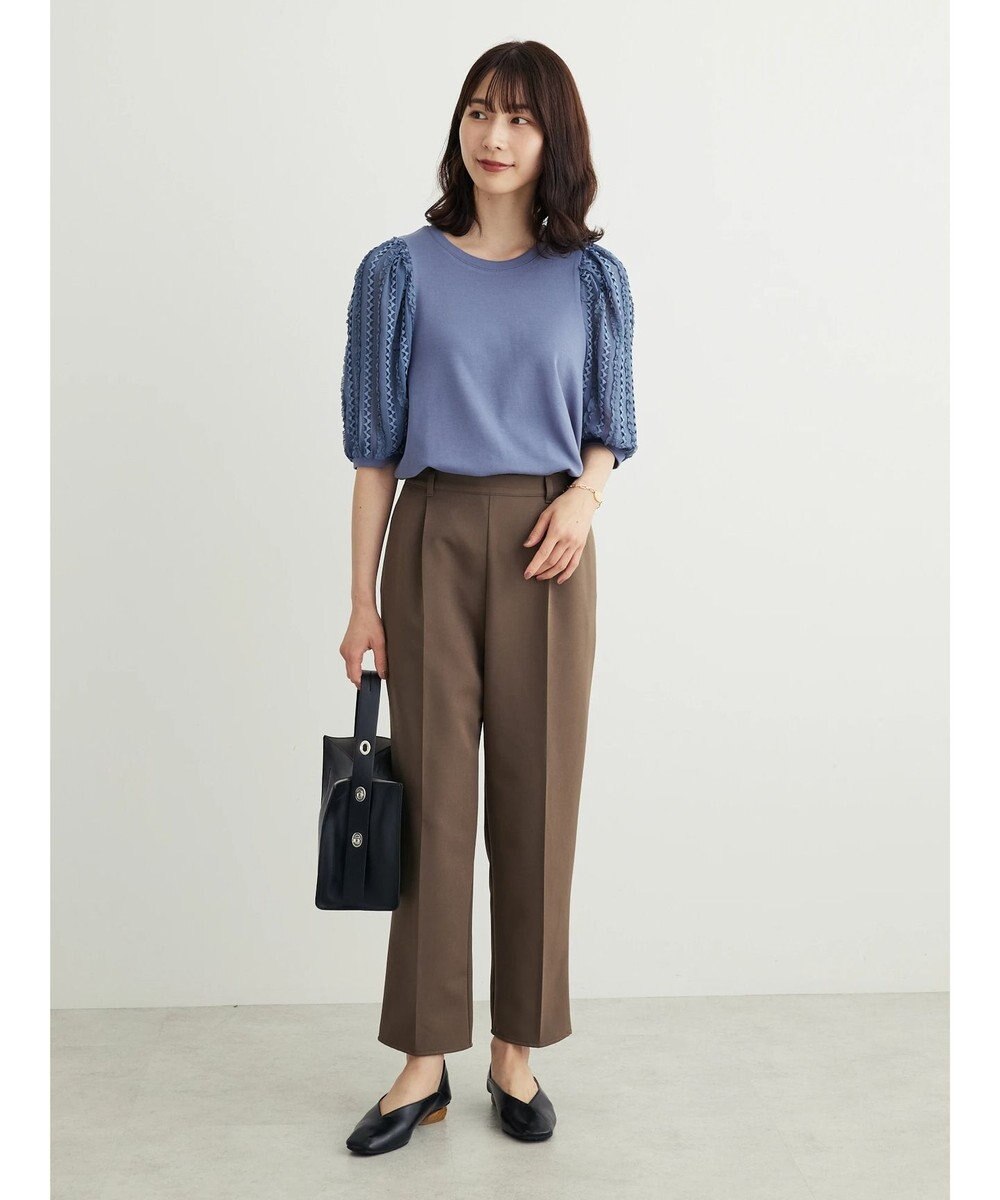 Green Parks きれいシルエットパンツ 