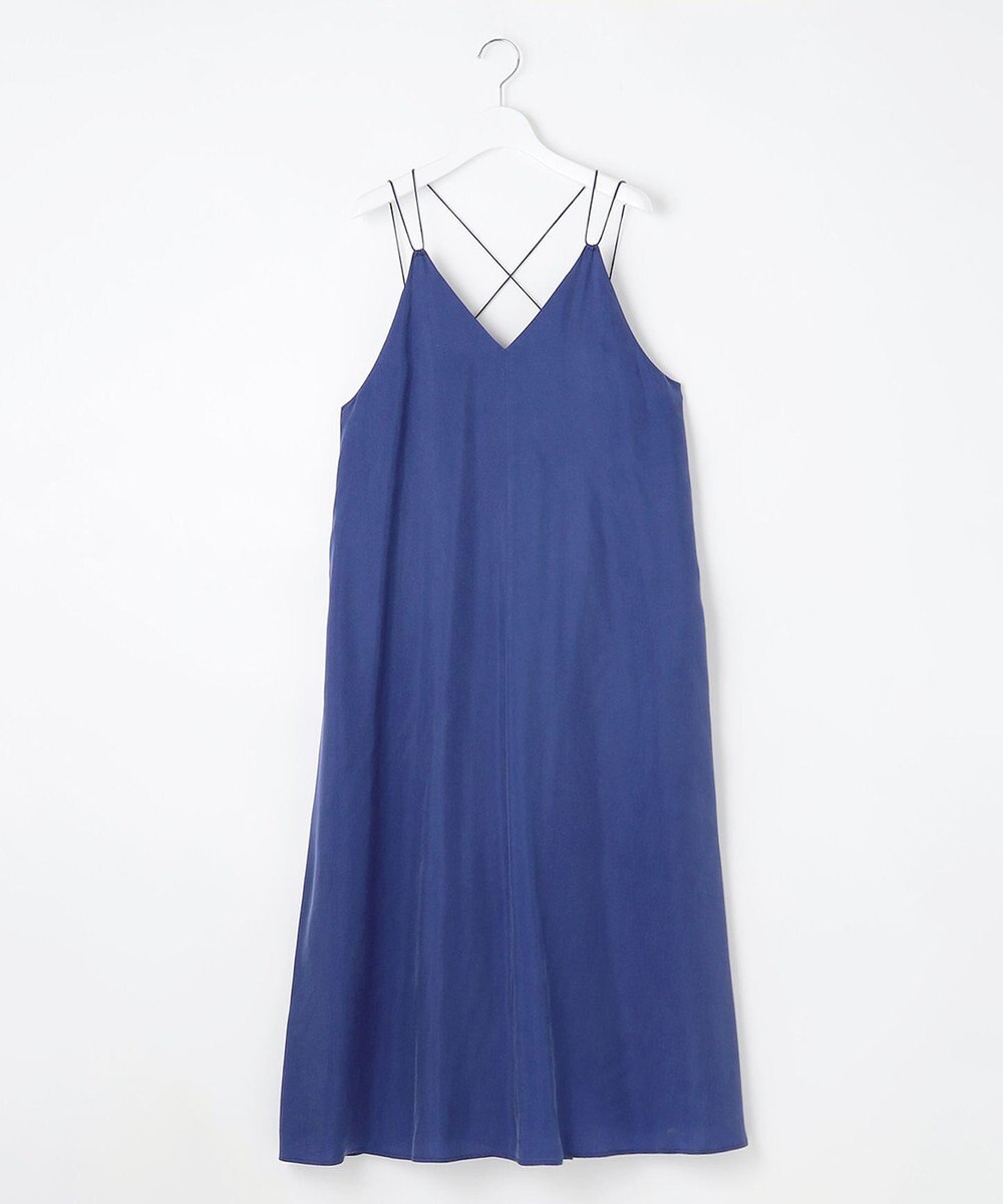 23区 【SLOW/一部店舗限定】キュプラフィブリルクロス キャミ ワンピース 