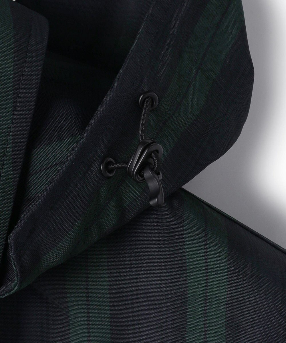 J.PRESS MEN 【オンオフ兼用 / ストレッチ / 撥水 / 洗える】トリコット3レイヤーバルマカンショートコート / フードデタッチャブル 