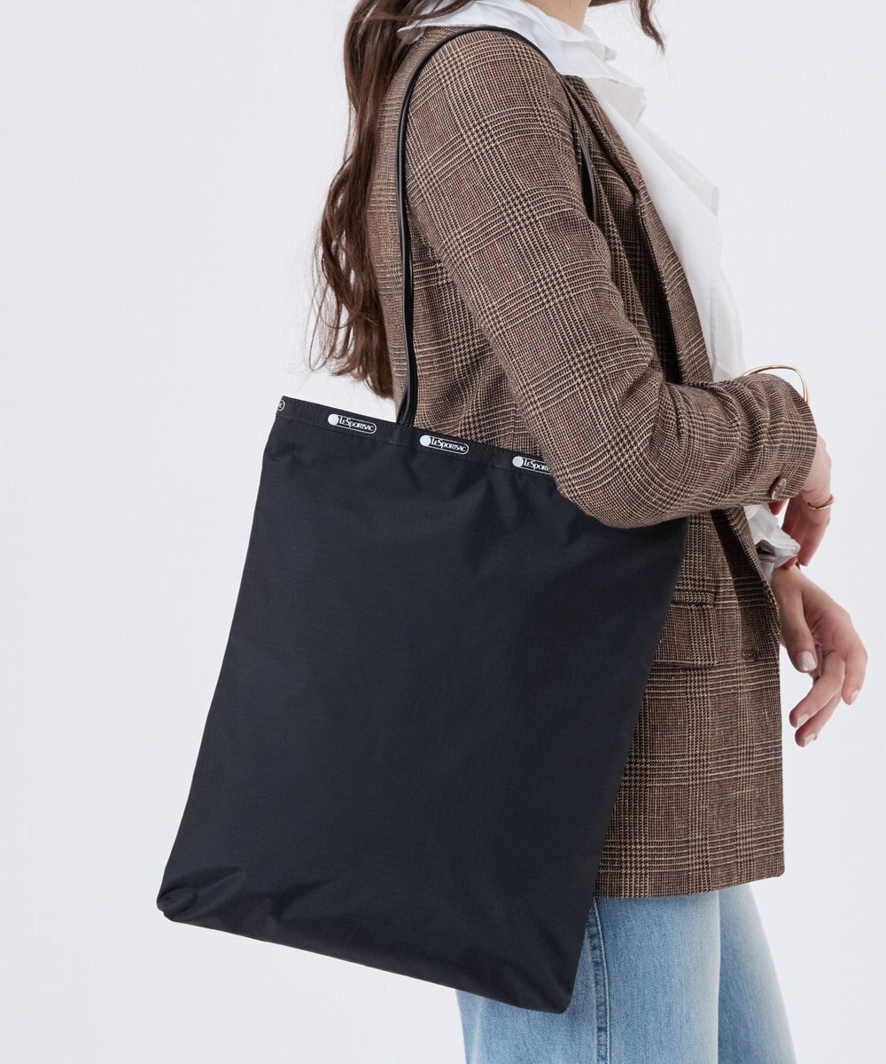 LeSportsac VERTICAL CITY TOTE/アップタウンブラック/ブラック 
