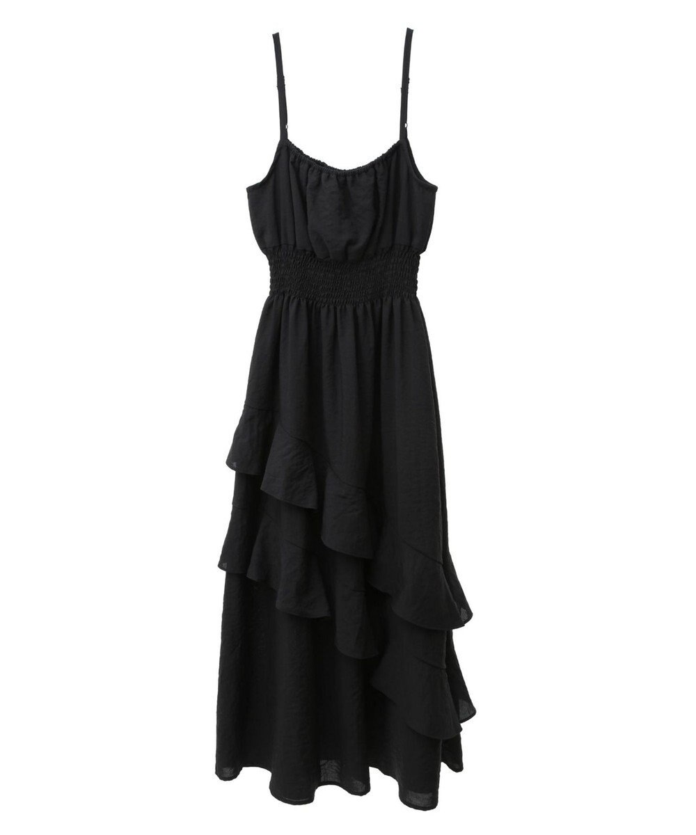 earth music&ecology ラッフルティアードキャミワンピース 