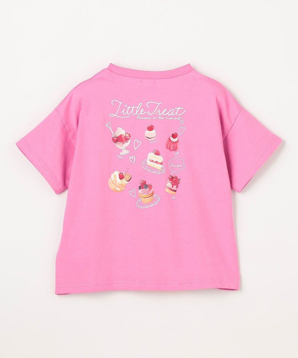 ANY KIDS 【綿100%】バックプリント オーバーサイズTシャツ 