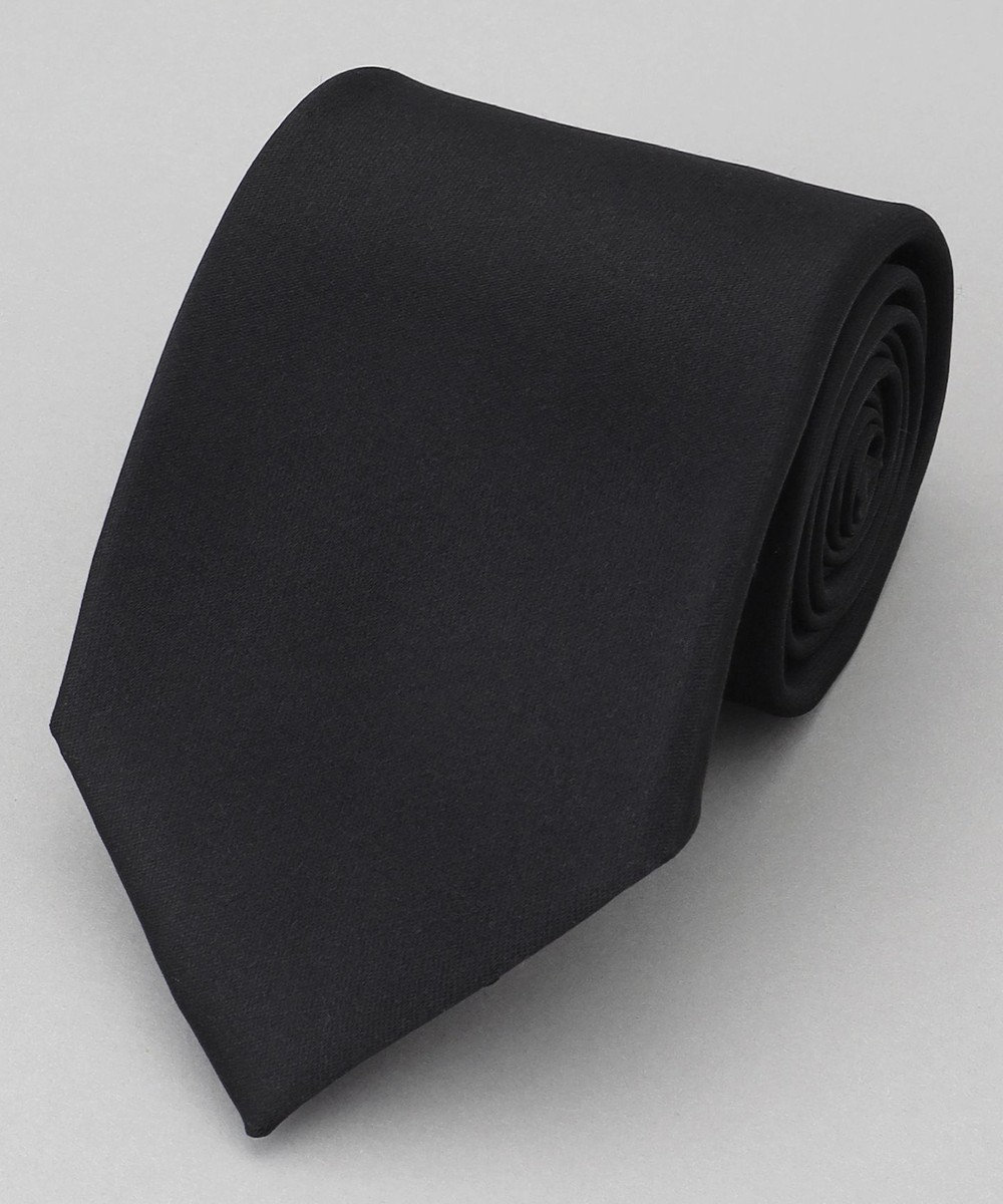 GOTAIRIKU 【WEAR BLACK】フォーマル用_サテン無地 ネクタイ 