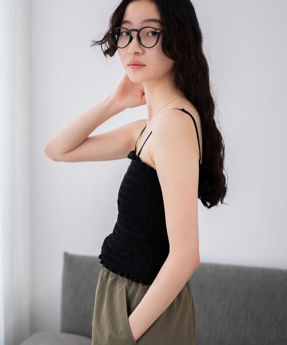 WEGO ２WAYシャーリングキャミ 